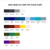 tank top color chart - Kagurabachi Store